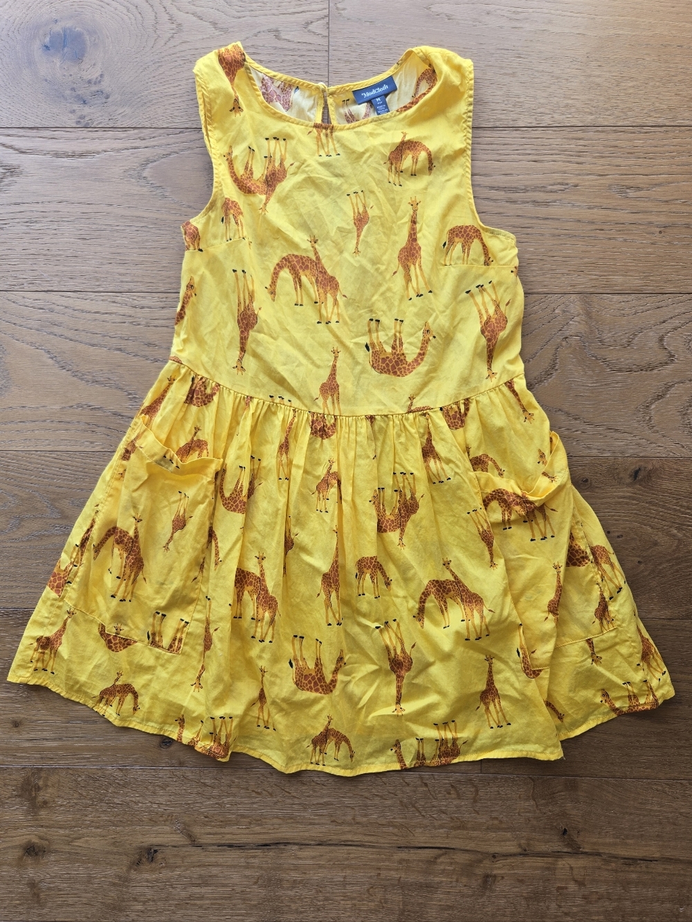 ModCloth Bold Notion Sleeveless Giraffe Print Smock Dress Size M - Picture 4 of 8